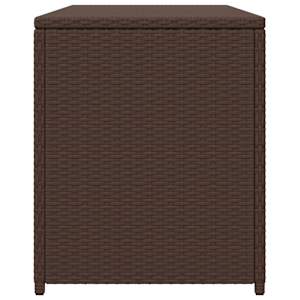 Zahradní úložný box hnědý 120 x 50 x 60 cm polyratan - obrázek 7