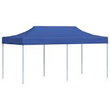vidaXL Tenda festas pop-up dobrável 3x6 m azul