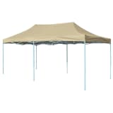 vidaXL Pop-Up hopfällbart partytält 3x6 m gräddvit
