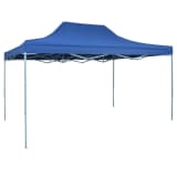 vidaXL Tenda festas pop-up dobrável 3 x 4,5 m azul