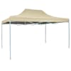 vidaXL kokkupandav pop-up telk, 3 x 4,5 m, kreemjas