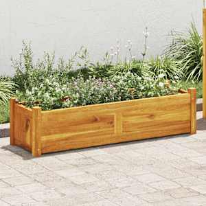 Visoka greda iz akacijevega lesa 100x30x25 cm