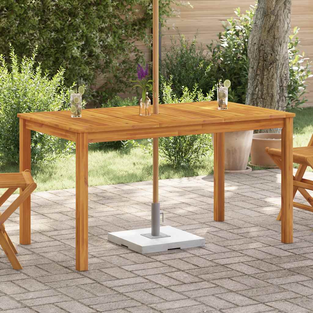 vidaXL Tr&auml;dg&aring;rdsbord 140x80x74 cm massivt akaciatr&auml;