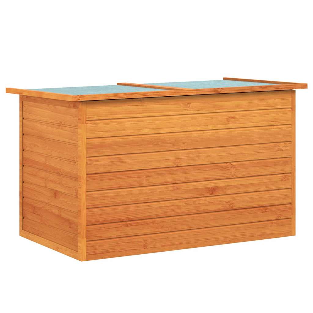 vidaXL Zahradní úložný box 126 x 72 x 72 cm dřevěný