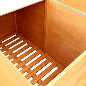 Zahradní úložný box 126 x 72 x 72 cm dřevěný - obrázek 9