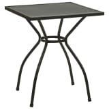 vidaXL Table de bistro d'extérieur Acier Treillis 60 x 60 x 70 cm