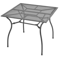 vidaXL Tuintafel 90x90x72 cm staalgaas