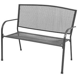 vidaXL aiapink 108 cm, teras ja v&otilde;rk, antratsiithall