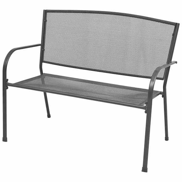 vidaXL aiapink 108 cm, teras ja v&otilde;rk, antratsiithall
