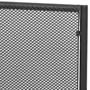 Zahradní lavice 108 cm ocel a pletivo antracitová - obrázek 4