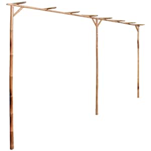 Pergola, bambus, 385x40x205 cm - obrázek 1