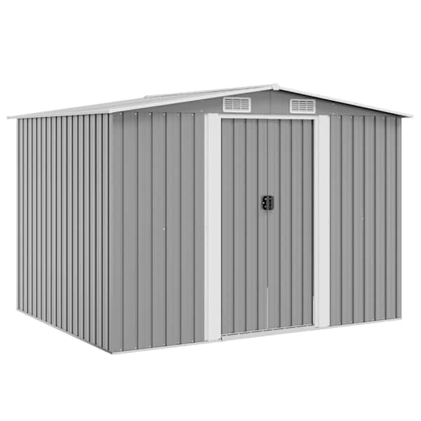 vidaXL aiakuur metallist 257 x 205 x 178 cm, hall