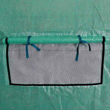 vidaXL Estufa/túnel de polietileno portátil com estrutura em aço 18 m²[4/5]