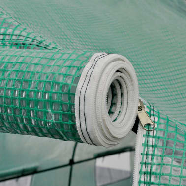 vidaXL Estufa/túnel de polietileno portátil com estrutura em aço 18 m²[5/5]