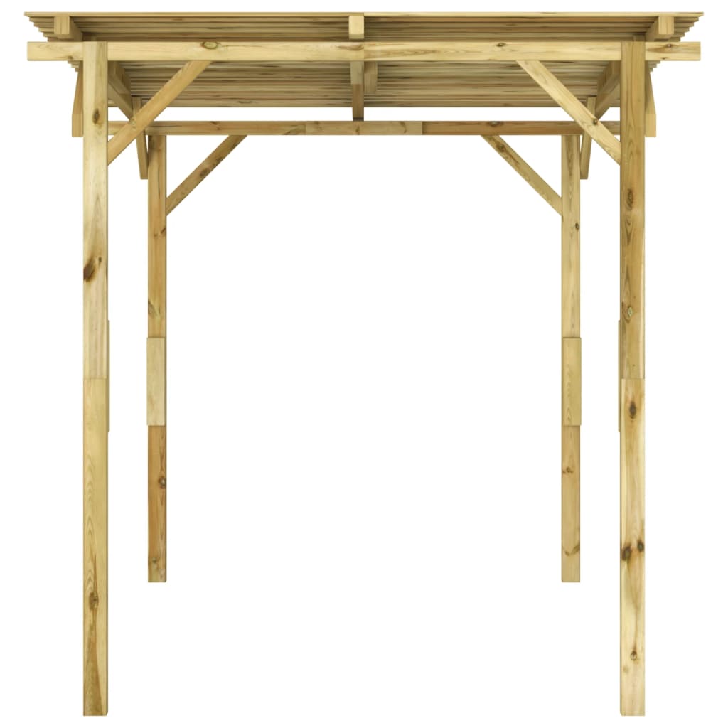 

vidaXL Overkapping 170x170x180 cm geïmpregneerd grenenhout