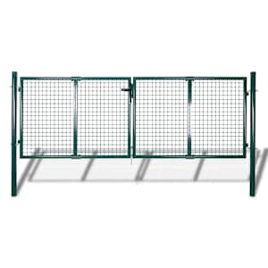 vidaXL aiav&auml;rav terasest, 300 x 100 cm, roheline