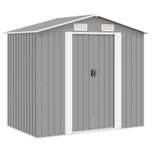 vidaXL aiakuur metallist 204 x 132 x 186 cm hall