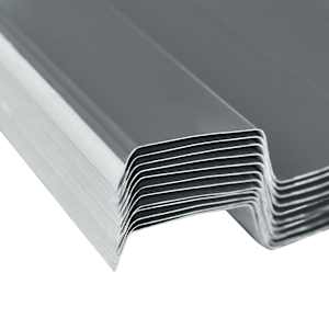 Střešní panel 12 pcs Šedý 129 x 45 cm Pozinkovaná ocel - obrázek 4