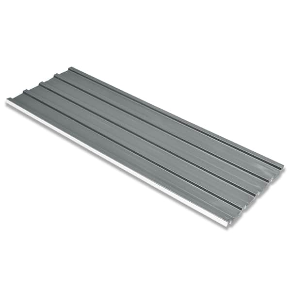 vidaXL Katusepaneel 12 tk Hall 129 x 45 cm Tsingitud teras