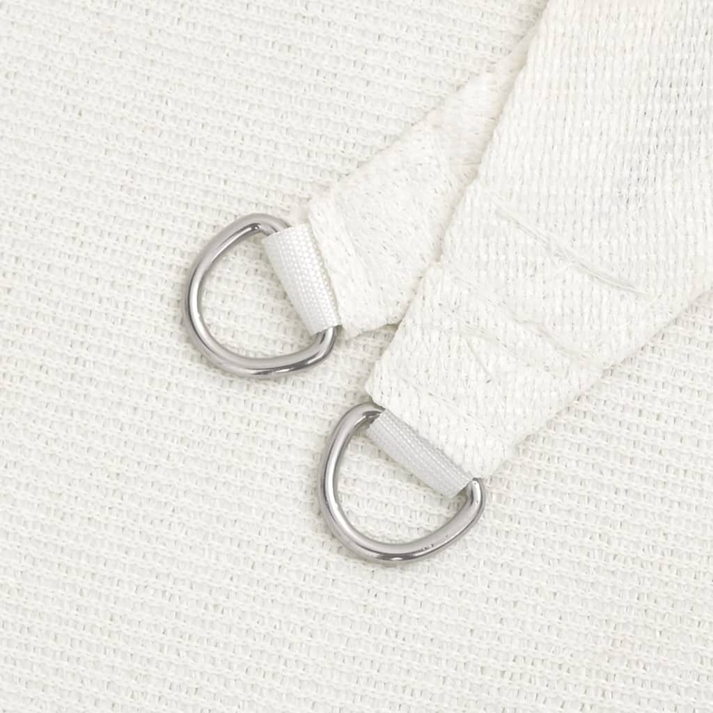 Sunshade Sail HDPE Square 3.6x3.6 M White VidaXL 13 width=274