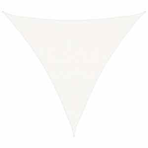 Senčno jadro HDPE trikotno 5x5x5 m bele barve - slika 2