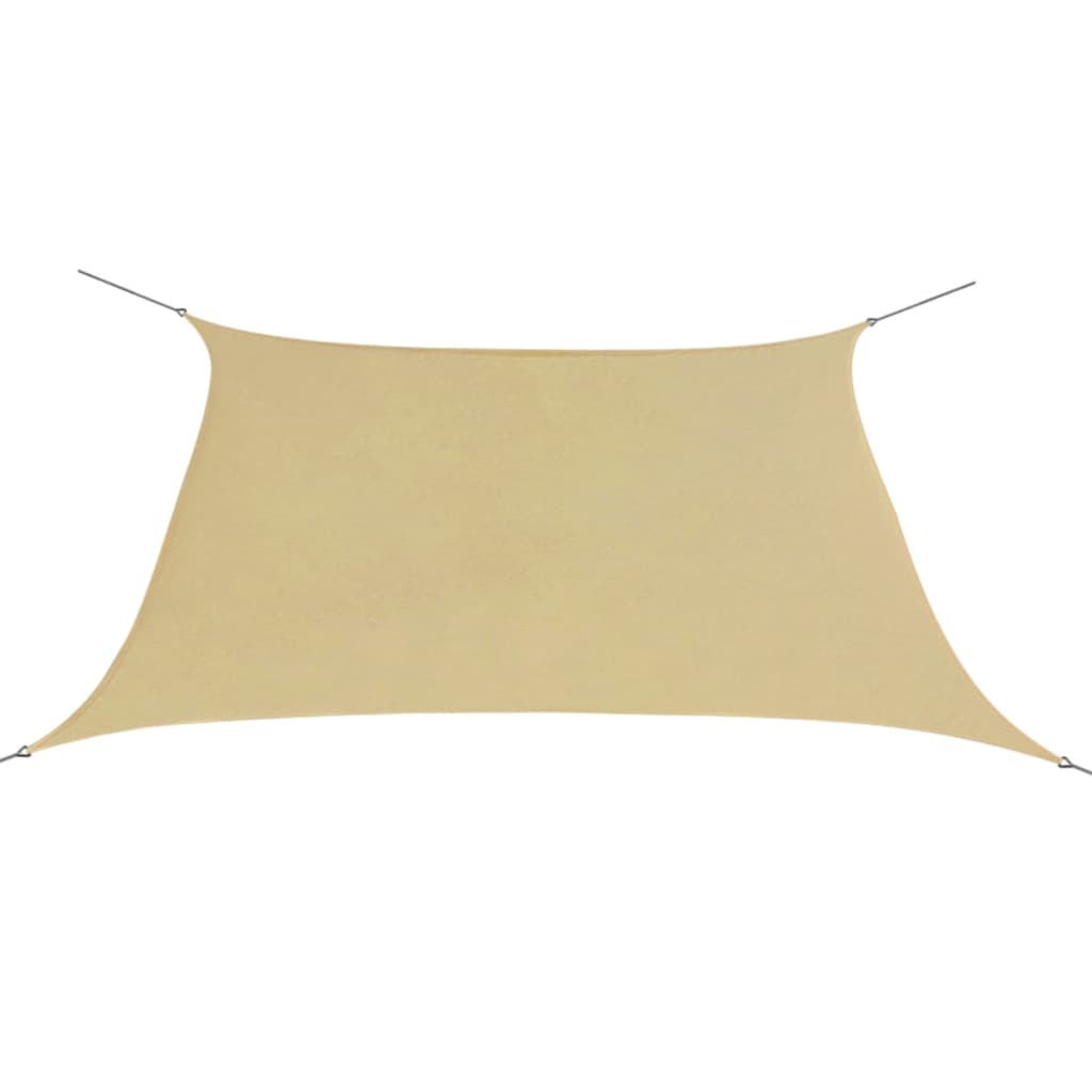 vidaXL Aurinkopurje Oxford-kangas neliönmuotoinen 2×2 m beige