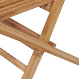 Skládací zahradní židle 4 ks masivní teak - obrázek 8