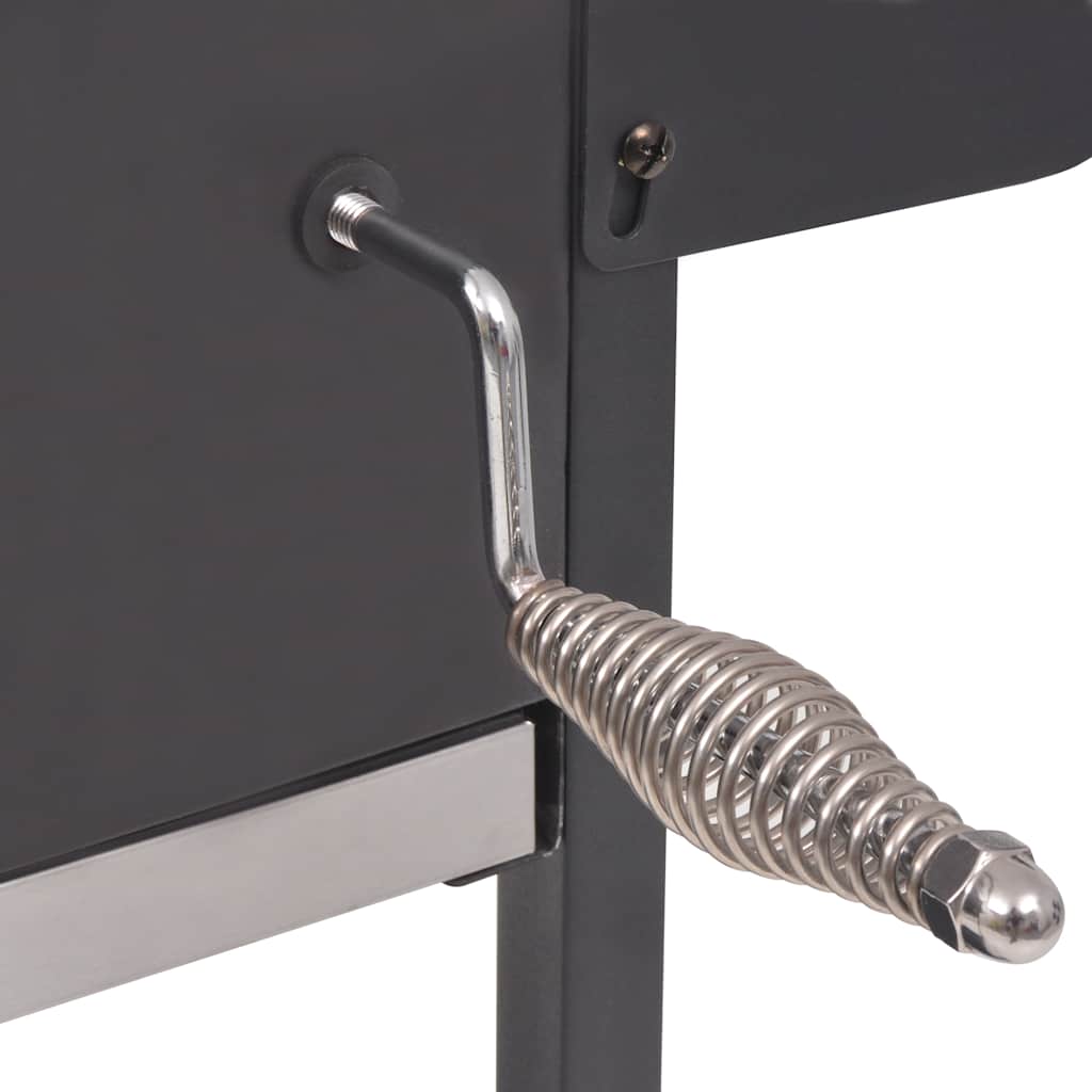 Barbecue A Carbonella Con Ripiano Inferiore Nero VidaXL 15 width=274
