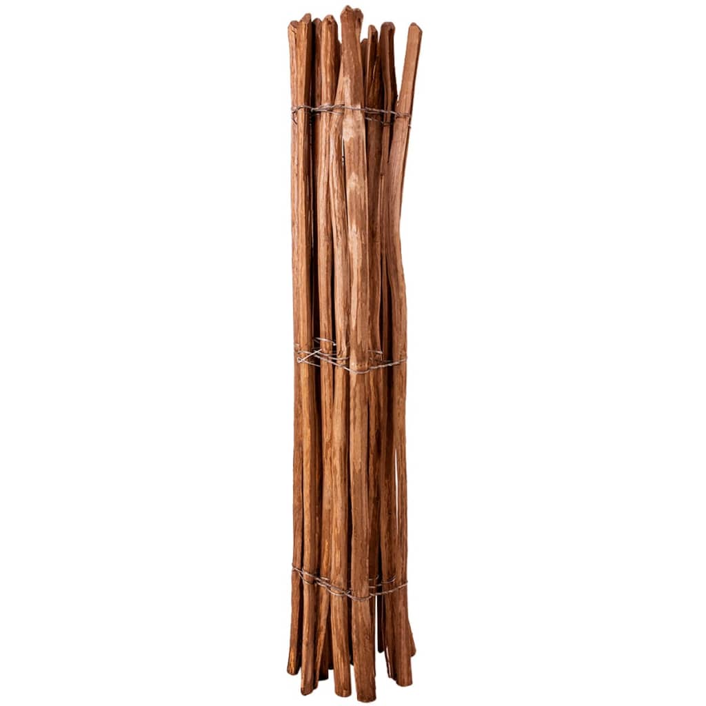 vidaXL Cerca de estacas em madeira de aveleira 150x250 cm