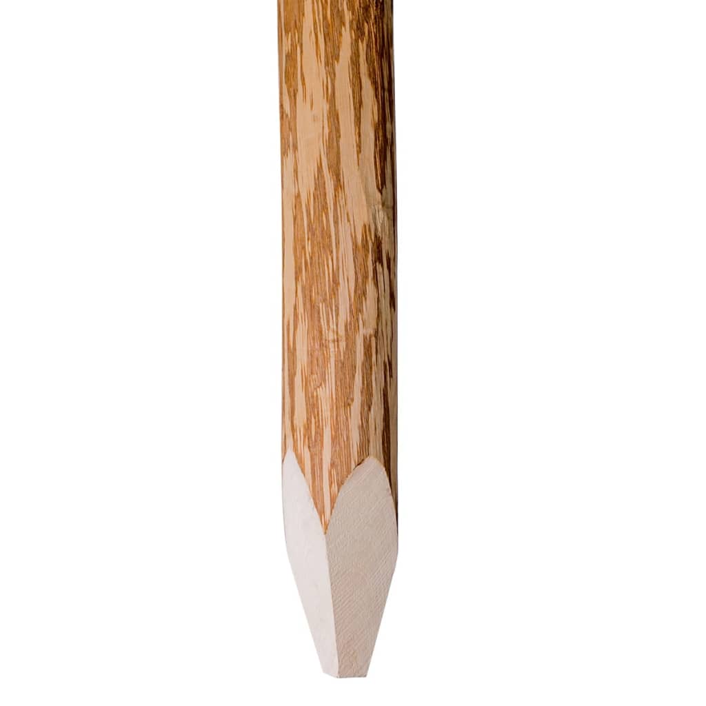 vidaXL Hazelaar hout houten schuttingpaal met punt 90 cm 4 st