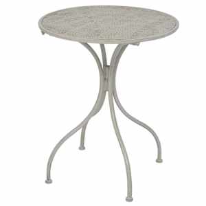 3dílný bistro set ocelový šedý - obrázek 2