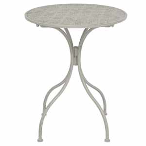 3dílný bistro set ocelový šedý - obrázek 3