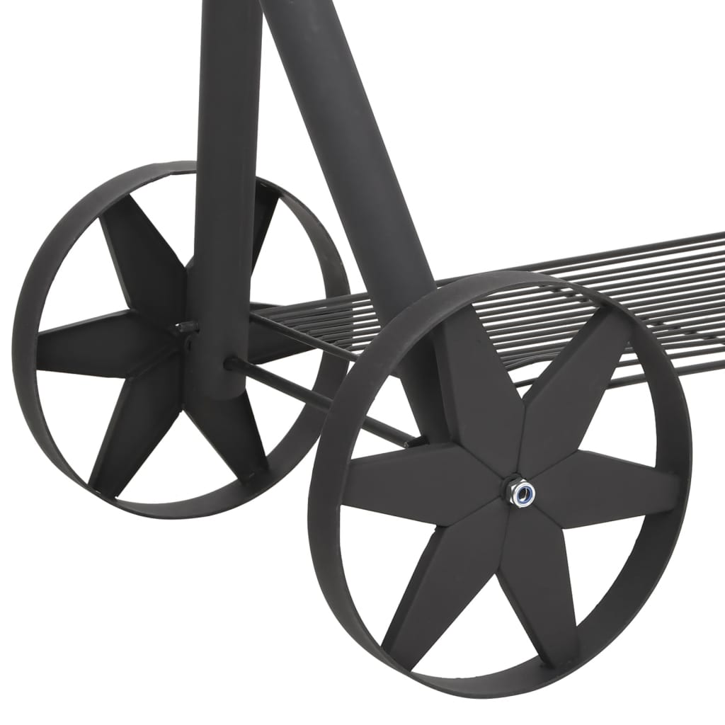Barbecue Au Charbon De Bois Avec étagère Inférieure Noir XXL VidaXL 16 width=274