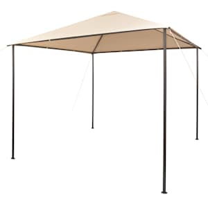 vidaXL varikatus 3 x 3 m, teras, beež
