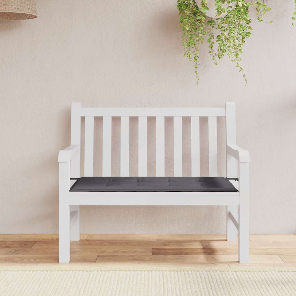 Hynde Til Havebænk Oxfordstof - Antracitgrå / 100 x 50 x 3 cm