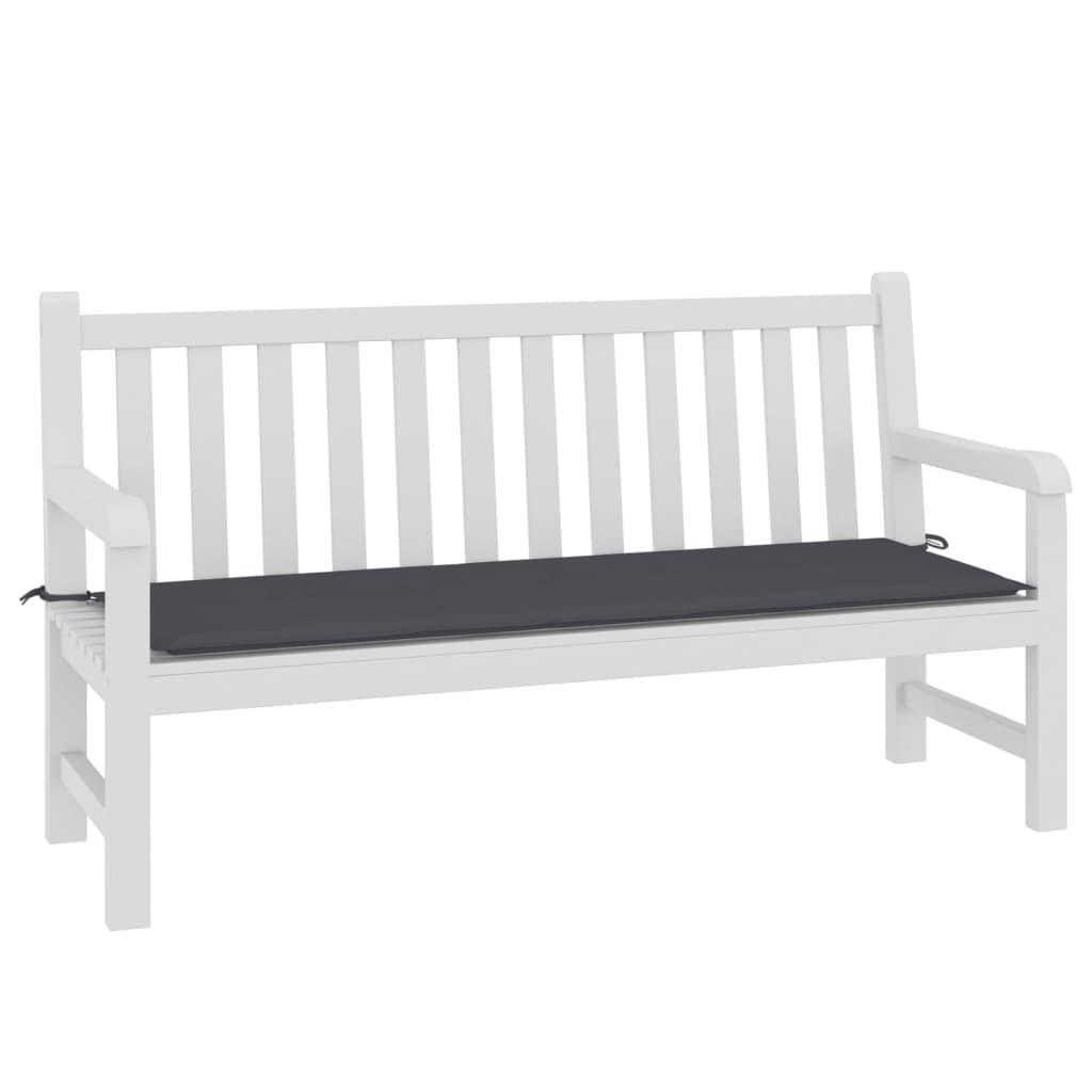 vidaXL Tuinbankkussen 150x50x3 cm oxford stof antracietkleurig afbeelding