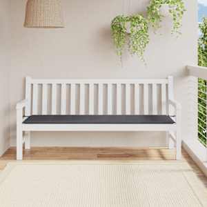 Poduška na zahradní lavici antracitová 180x50x3 cm látka oxford - obrázek 1