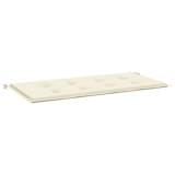 vidaXL Jastuk za Vrtnu Klupu Krem 100x50x3 cm