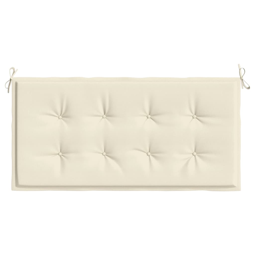 vidaXL Garden Bench Cushion Cream 47.2"x19.7"x1.2"