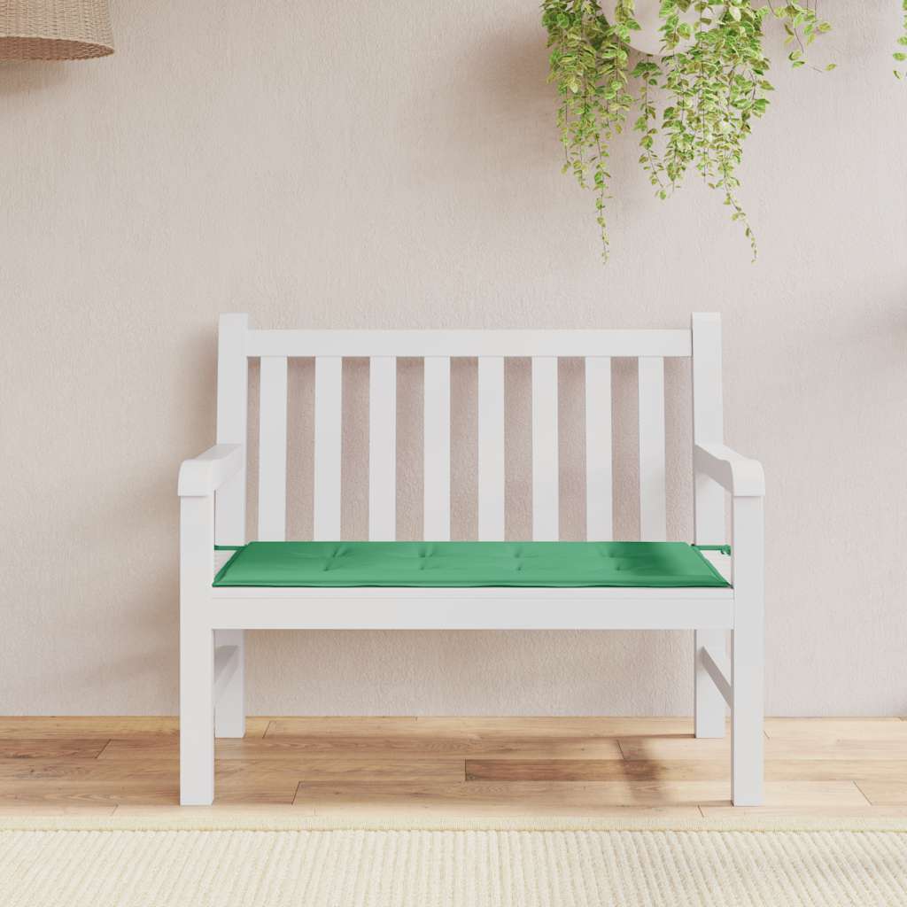 Hynde Til Havebænk Oxfordstof - Grøn / 120 x 50 x 3 cm