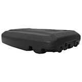 vidaXL Suporte para guarda-sol de exterior preto