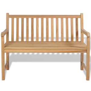 vidaXL Hagebenk 120 cm teak