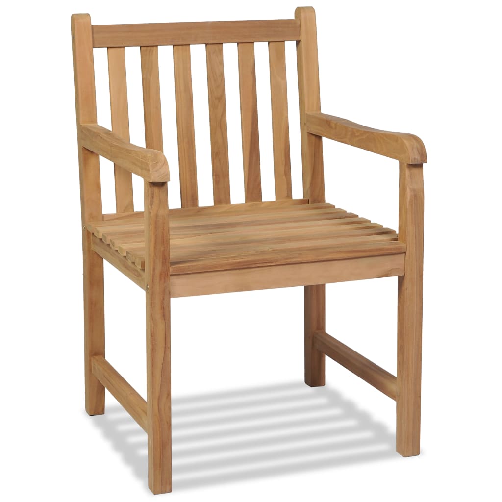 vidaXL Tuinstoelen 2 st massief teakhout afbeelding