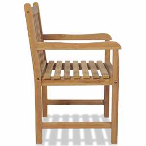 Zahradní židle 2 ks masivní teak - obrázek 4