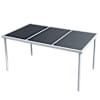 vidaXL aialaud 150 x 90 x 74 cm must, teras