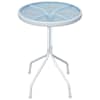 vidaXL bistroolaud, hall 50 x 71 cm, teras
