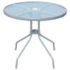vidaXL bistroolaud, hall 80 x 71 cm, teras