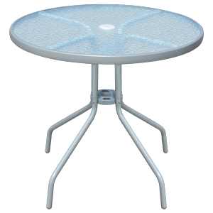vidaXL bistroolaud, hall 80 x 71 cm, teras