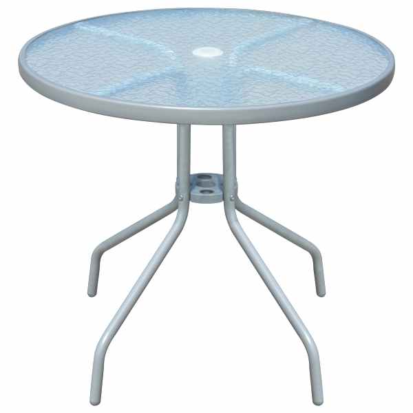 vidaXL bistroolaud, hall 80 x 71 cm, teras