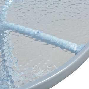 vidaXL Bistrobord grå 80x71 cm stål